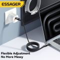 Essager Essager USB C To C 100W Magnetic Fast Charger Cable For iPhone 15 65W Type C To C Data Charging Wire for Laptop Samsung.