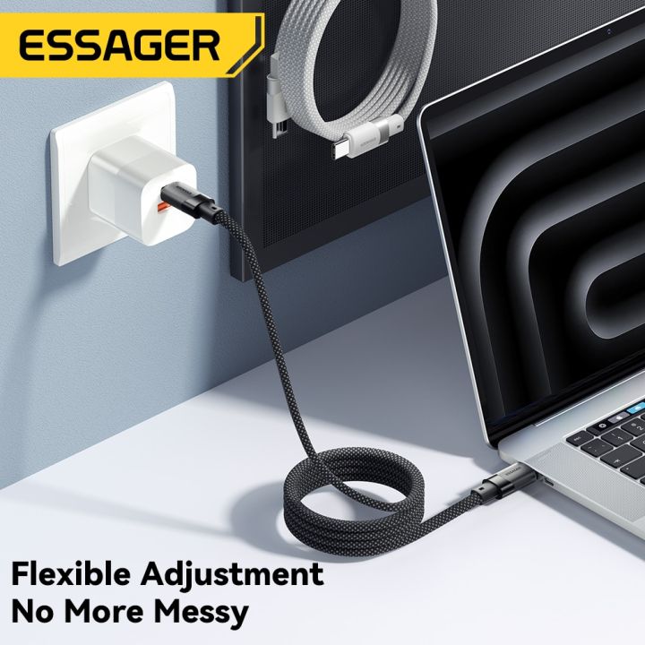 Essager%20Essager%20USB%20C%20To%20C%20100W%20Magnetic%20Fast%20Charger%20Cable%20For%20iPhone%2015%2065W%20Type%20C%20To%20C%20Data%20Charging%20Wire%20for%20Laptop%20Samsung%20-%20Image%205