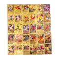 55 Pcs Pokemon Golden Cards Gold Foil Set English Version. 