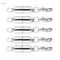 2X 5pcs Jewelry Clasps The Lobster for Jewelry Making. 