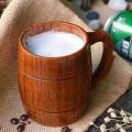 Mug Wooden Cup Handcraft Wood Coffee Tea Mug Big Solid Wood Cup Office Coffee Mug Party Bar Drinkware Gift 360ML.