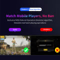 Qiunery M4 Mobile Game Converter Adapter Transformation Game Controller Adapter Gaming Keyboard Mouse Converter Gaming Automatic Recognition Adapter.