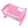 Princess Baby Doll Crib Bed - for 9-11inch Reborn Doll for Mellchan Doll - Kids. 