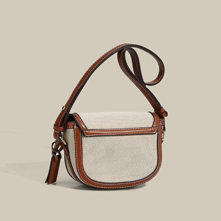 2024%20New%20Korea%20ins%20niche%20contrast%20one-shoulder%20crossbody%20saddle%20bag%20Trendy%20retro%20versatile%20underarm%20bag%20for%20girls%20-%20Image%203