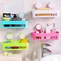 plastic toilet bathroom wall hanging storage rack basket.