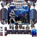 Star Wars Theme Birthday Party for Kids Baby Shower Birthday Party Decoration Tableware Paper Cups Plates Napkins Tablecloth. 