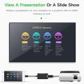 RD Type C & Micro USB Male to HDMI Female Adapter Cable for Cellphone Tablet TV. 