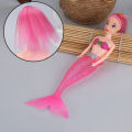 Flash LED light swimming mermaid princess doll kids girl play house toy gift. 