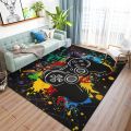 Teens Boy Game Rug Gamepad Pattern Living Room Bedroom Carpet Gamer Bedroom Controller Player Home Decor Non-Slip Gaming Carpet. 
