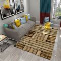 3D Wood Carpet for Bedroom Rug Long Kitchen Mat on The Floor Living Room Carpet Absorbent Non-slip Bathroom Area Rug Home Decor.
