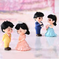 Mini Couples Figurines Micro Landscape DIY Miniatures Plastic Crafts Garden Sunlight Mall.