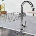 Stainless Steel Faucet Rack Kitchen Sink Organizer Holder Rustproof Space Saver 1Pc. 