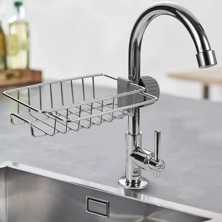 Stainless%20Steel%20Faucet%20Rack%20Kitchen%20Sink%20Organizer%20Holder%20Rustproof%20Space%20Saver%201Pc%20-%20Image%209