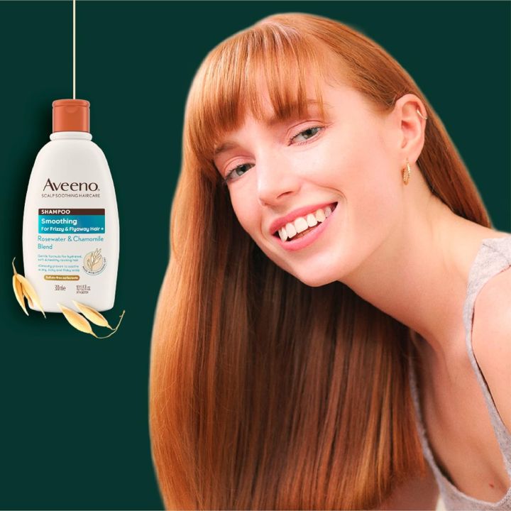 Aveeno%20Scalp%20Soothing%20Haircare%20Smoothing%20Shampoo%20300ml%20%7C%20Rosewater%20&%20Chamomile%20Blend,%20Colloidal%20Oat%20Extract,%20Frizzy%20&%20Flyaway%20Hair,%20Soothes%20Dry,%20Itchy%20&%20Flaky%20Scalp,%20Clinically%20Proven,%20Sulfate%20Free%20-%20Image%202