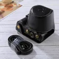 Full Body Camera PU Leather Case Bag with Strap for Sony A5100 / A5000 / NEX-3N. 