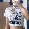 New Chinese-StyleTT-shirt Women【Cotton】Summer Korean Version ofbmChic Sweet Hot Girl Unique Short Top. 