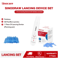 Sinocare 50 Pcs Blood Lancet Sinodraw 28G and  Pain-free Lancing Device. 