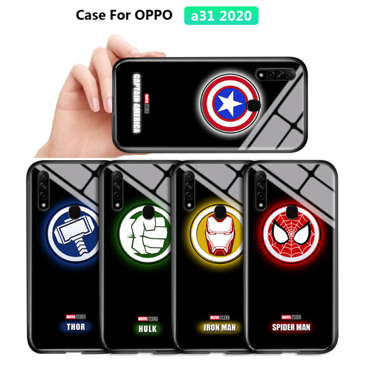 TA for OPPO A31 2020 Back Cover Handsome Superheroes