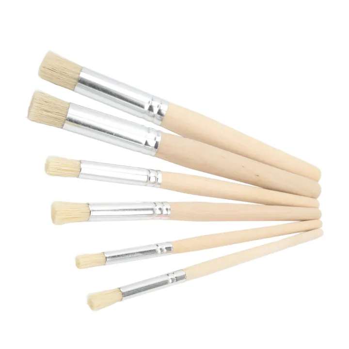 Stencil%C2%A0Paint%C2%A0Brushes%C2%A0,%20Ergonomic%C2%A0%20Highly%20Durable%20Easy%20Grip%20Stencil%C2%A0Brush%C2%A0Set%206PCS%20for%20Drawing%20for%20Lettering%20for%20Art%20for%20Kids%20-%20Image%202