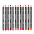 6 12Pcs/Set Waterproof Pencil Lipstick Set Pen Matte Lip Liner Long Lasting Makeup Pens Easy to Wear Non-stick Cup карандаш для. 