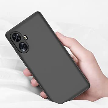 HONLEN Custodia Sfumata Trasparente Per Realme C55 / Narzo N55 - Silicone TPU Morbido Con Angoli Rinforzati Anticaduta
