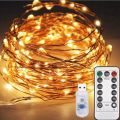 20M Remote Control USB LED String Lights Fairy Lights, Garland Lights with Copper Wire Remote Control Home Party Lighting Decoration Lights. 