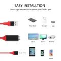 converter 1M HDMI Phone To TV Adapter Cable Universal Android Phone Micro USB Type C EZCast Connect. 