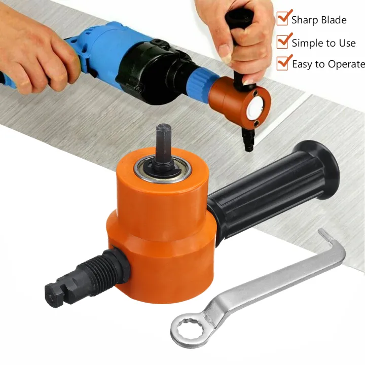 Tool%20parts%20Gold%20Double%20Headed%20Sheet%20Metal%20Nibbler%20Saw%20Cutter%20Metal%20Cutting%20Tool%20Drill%20Attachment%20-%20Image%203