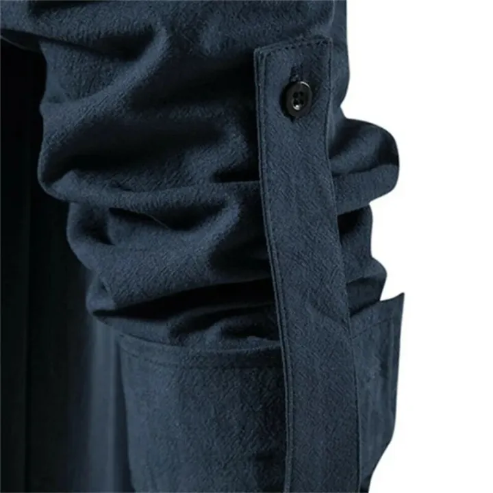 2022%20New%20Men's%20V-neck%20shirt%20T-shirt%20Fashion%20Vintage%20Thin%20Long%20Sleeve%20Top%20men%20Casual%20Breathable%20Front%20Lace%20Up%20man%20Shirts%20-%20Image%206