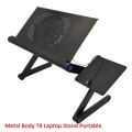 Metal Body T9 Portable Multifunctional Laptop Stand Table.