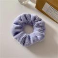 Winter Warm Soft Hair Scrunchies Women Girls Cute Plush Elastic Hair Band Multicolor Rubber Band Cologo. 