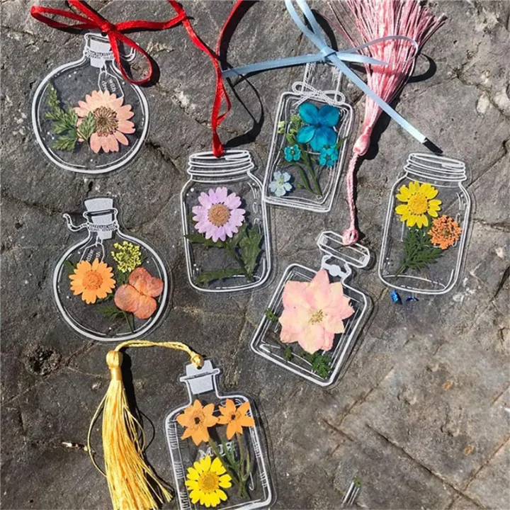 120Pcs%20Transparent%20Dried%20Flower%20Bookmarks,%20Handmade%20DIY%20Pressed%20Flowers%20Bookmark,%20Clear%20Flower%20Page%20Clips%20Bookmarks%20Diy%20-%20Image%205