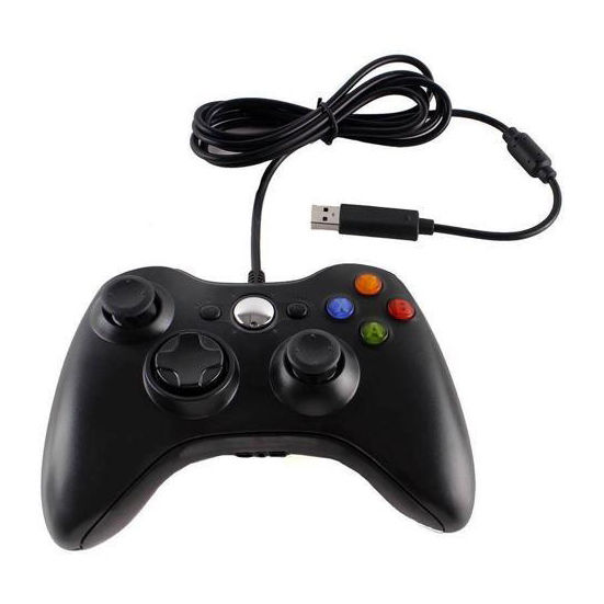 Microsoft USB Wired Controller Gamepad for PC ,Laptop, Windowns,XP,Vista,Win7,10,11 - Black