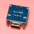 MAX3232 RS232 Serial Port To TTL Converter Module DB9 Connector W/ 4 Jump Cables. 