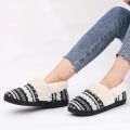 Shevalues New Fluffy Thick Fur Slippers For Women Men Indoor Winter House Cotton Slippers Soft Non-slip Warm Bedroom Flats Shoes. 