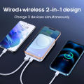 Joyroom JR-W020 20W Mini magnetic wireless power bank 10000mAh - Blue.
