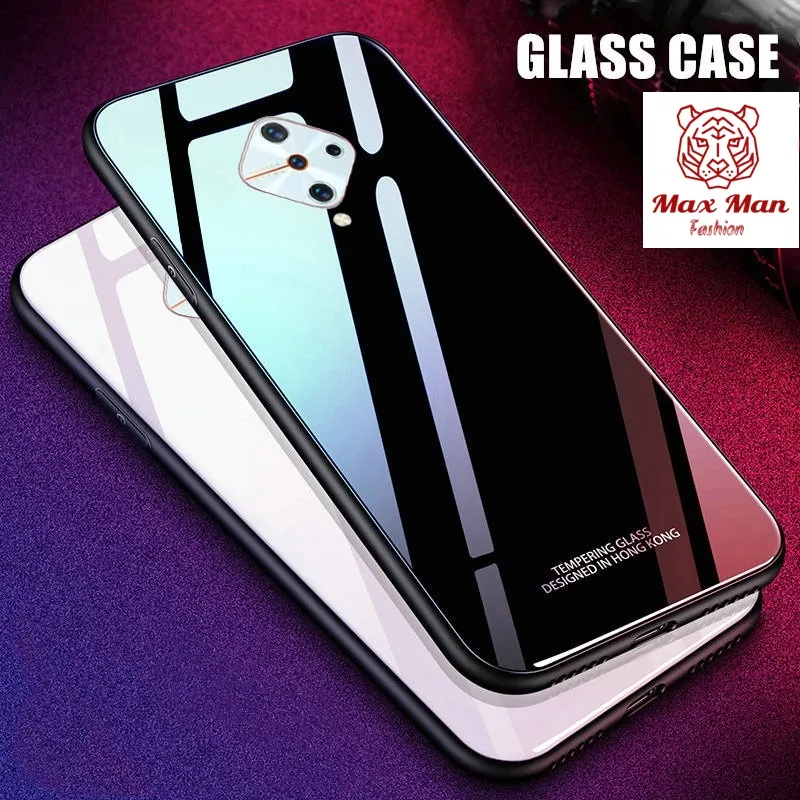 Tempered Glass Vivo S1 Stylish Back Cover Buy Positivity Vivo S1