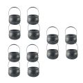 12 Pcs Pumpkin Bucket Halloween Witch Simple Pattern Bucket Halloween Nightclub Bar Scene Decor. 