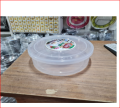 Plastic Food Storage Box for Roti and Paratha, Durable Container with Lid.