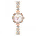 Douyin foreign trade new mermaid watch light luxury fashion diamond set women's watch simple temperament small bracelet h. 