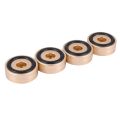 4PCS Turntable Isolation Feet Pads Aluminum Speaker Spikes Stand Foot Cones Base Mat for Audio Sound Amplifier.