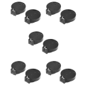 10 Pcs CR2450 Coin Cell Button Battery Socket Holder Case 2 Pins Black. 