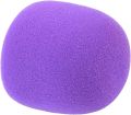 2 Ps Microphone Cover Sponge Foam Mic Cover Handheld Microphone Windscreen Shield Protection Micro Foam Filter Purple 60*40*35mm. 