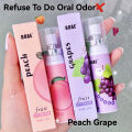20ml Portable Oral Fresh Spray Mouth Freshener Fruit Flavor Unisex Mouth Freshener Fresh Breath Remove Oral Odor Smoke Oral Care.