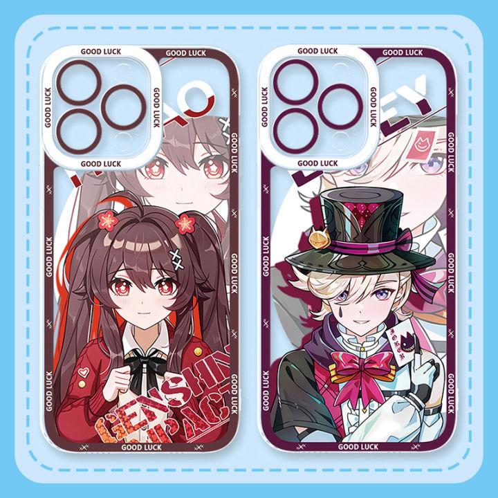 Genshin Impact Case for Samsung Galaxy A13 A23 A33 A53 5G A73 A12 A22 A32 A52 A52S A04 A24 A15 A50 A70 A31 A51 A71 Hu Tao Cover