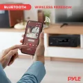 Pyle 1000W Bluetooth Home Theater Receiver - 5.2 Channel Surround Sound Stereo Amplifier System with 4K Ultra HD. 