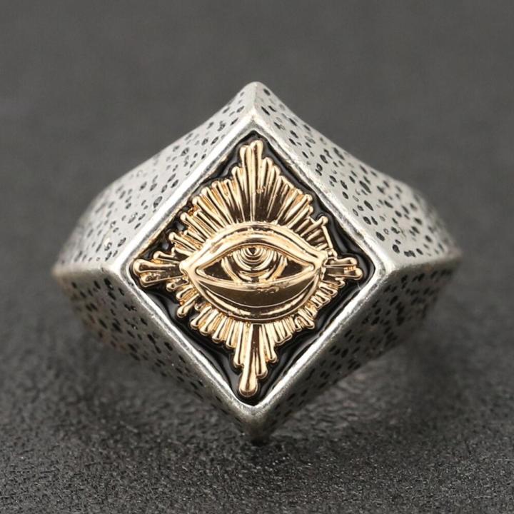 【VisioN Shop】Eye of Providence Ring All Eye Mythology Apollo Square ...
