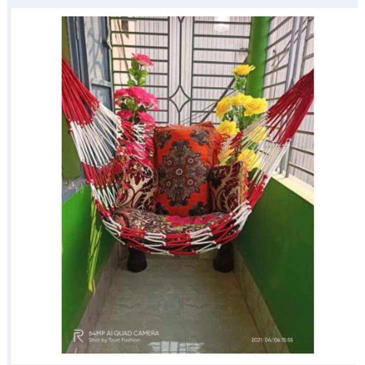 Hand Made Dulna Adult Rope bed Hanging Dulna Use For All People Large Swing Rope bed Rattan Dulna