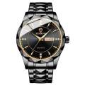 Luxury Binbond Dimon card Digain Stainless Steel Classic Waterproof Watch for Men. 