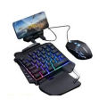 5 in 1 Bluetooth Gaming Keyboard Mouse Converter Combo for Smartphone, play your mobile games using the keyboard and the mouse Gaming Accessory Kit (Multicolor, For Android, iOS).